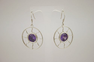 Auskarai su cirkoniu - AUM040