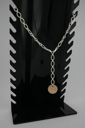 Paauksuotas sidabrinis kolje - KOL003