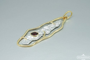 Pakabukas su granatu - PAM653