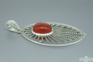 Pakabukas su karneoliu - PAM391