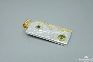 Pakabukas su natūraliais akmenimis - PAM511