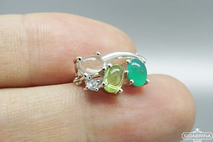 Sagė su natūraliais akmenimis - SGM088