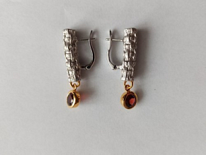 Sidabriniai auskarai - AUM2191