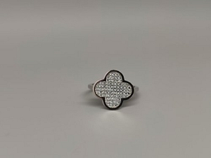 Sidabrinis žiedas su cirkoniu - ZDM179