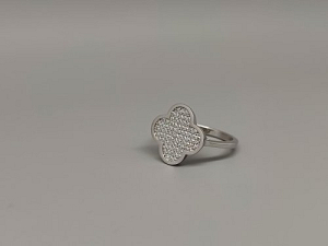 Sidabrinis žiedas su cirkoniu - ZDM179