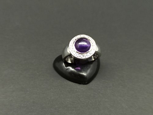 Žiedas su ametistu - ZDM1618