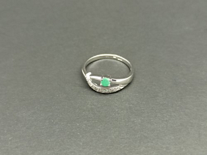 Žiedas su berilu - ZDM1604