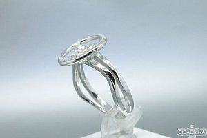 Žiedas su cirkoniais - ZDM847