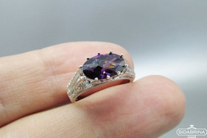 Žiedas su cirkoniais - ZDM975