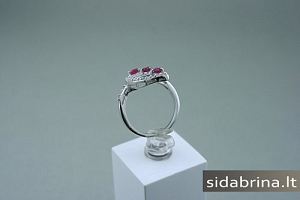 Žiedas su natūraliais akmenimis - ZDM350