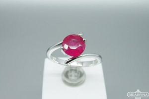 Žiedas su natūraliu akmenimi - ZDM1085