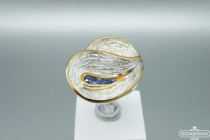 Žiedas su safyrais - ZDM1248