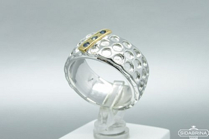 Žiedas su safyrais - ZDM902