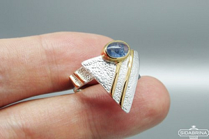 Žiedas su safyru - ZDM1249