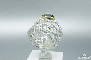 Žiedas su topazu - ZDM1269