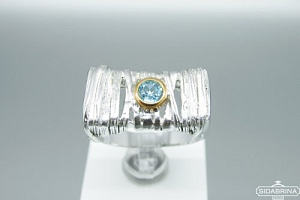 Žiedas su topazu - ZDM1301