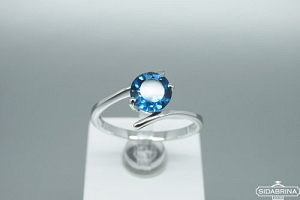 Žiedas su topazu - ZDM1457