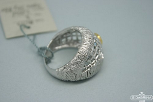 Žiedas su topazu - ZDM426