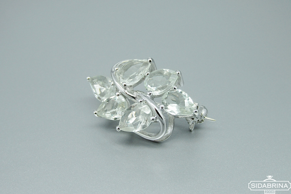  Sagė su žaliais ametistais - SGM087