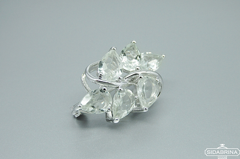  Sagė su žaliais ametistais - SGM087