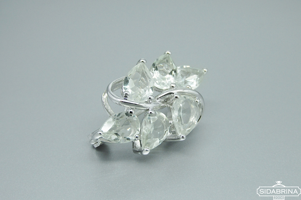  Sagė su žaliais ametistais - SGM087