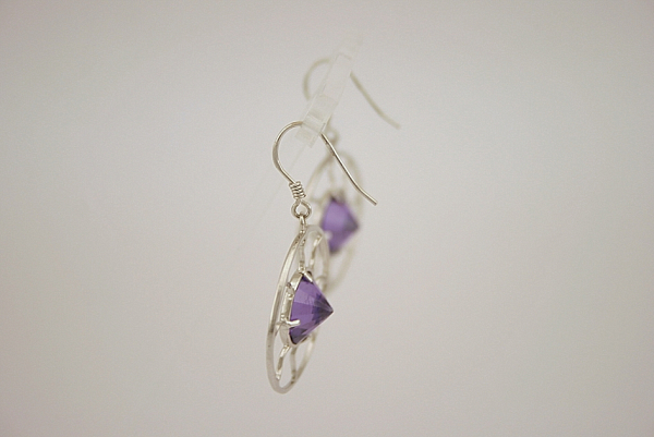 Auskarai su cirkoniu - AUM040