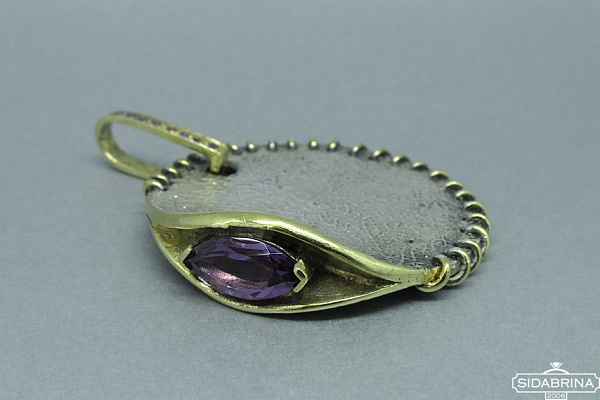 Pakabukas su ametistu - PAM350
