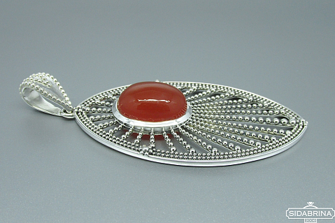 Pakabukas su karneoliu - PAM391