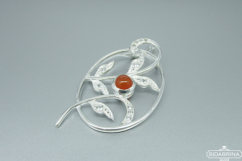 Pakabukas su karneoliu - PAM520