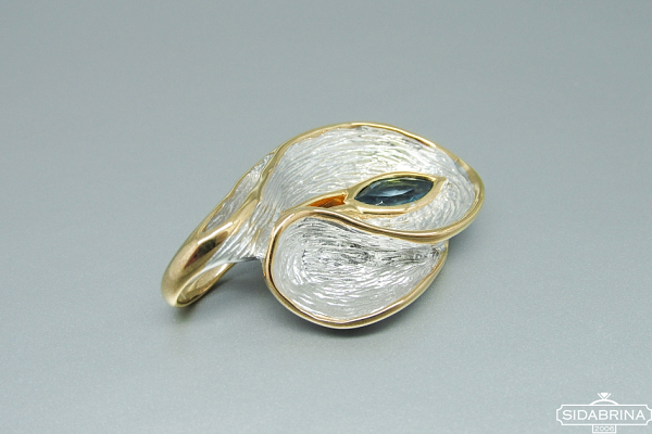 Pakabukas su mėlynuoju Londono topazu - PAM705