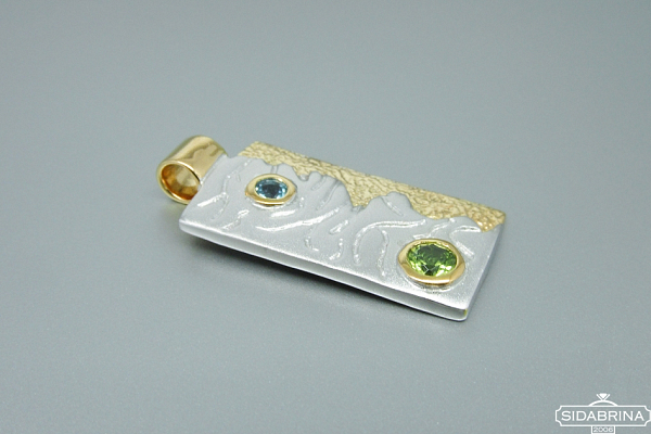 Pakabukas su natūraliais akmenimis - PAM511