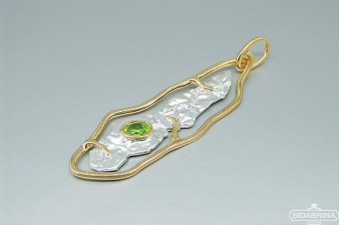 Pakabukas su peridotu - PAM654