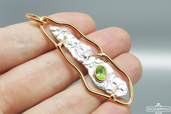 Pakabukas su peridotu - PAM654