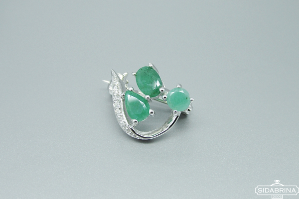 Sagė su natūraliu akmenimi - SGM062