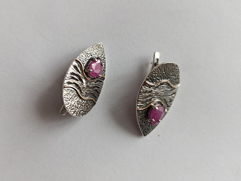 Sidabriniai auskarai - AUM2190