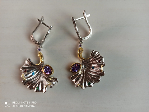 Sidabriniai auskarai - AUM2208