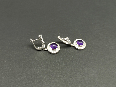 Sidabriniai auskarai - AUM2293