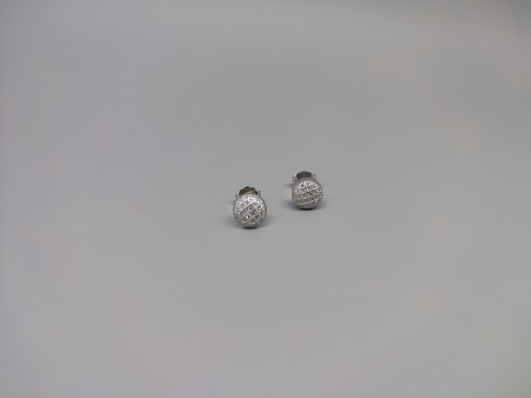 Sidabriniai auskarai su cirkoniu - AUM2413