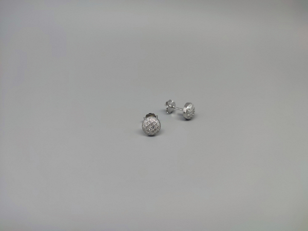 Sidabriniai auskarai su cirkoniu - AUM2413