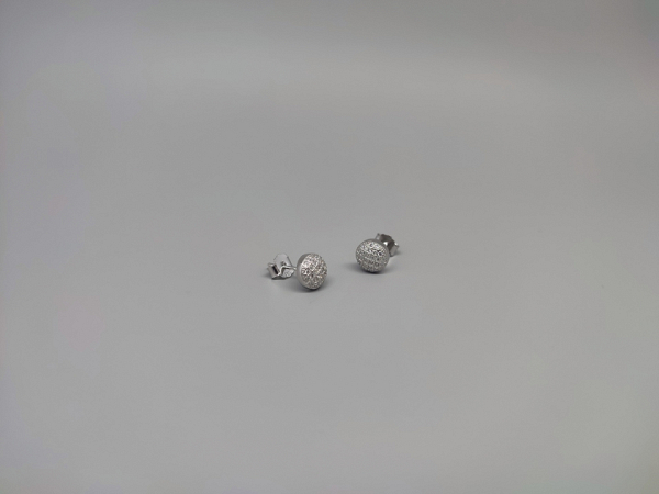 Sidabriniai auskarai su cirkoniu - AUM2413