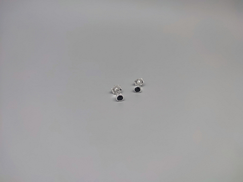 Sidabriniai auskarai su cirkoniu - AUM2414