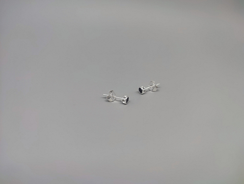 Sidabriniai auskarai su cirkoniu - AUM2414