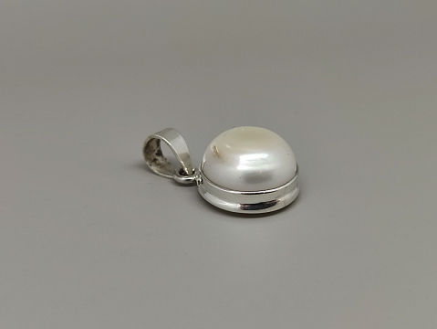 Sidabrinis pakabukas su kultivuotu perlu - PAM922