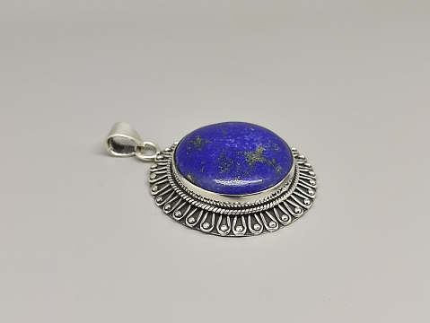Sidabrinis pakabukas su lazuritu - PAM9179