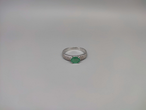 Sidabrinis žiedas su chalcedonu - ZDM1651