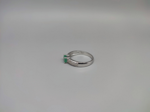 Sidabrinis žiedas su chalcedonu - ZDM1651