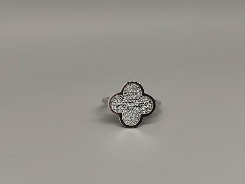 Sidabrinis žiedas su cirkoniu - ZDM179