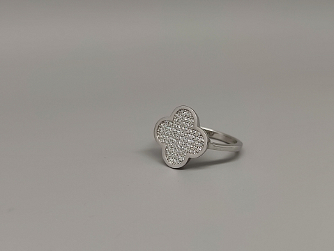 Sidabrinis žiedas su cirkoniu - ZDM179