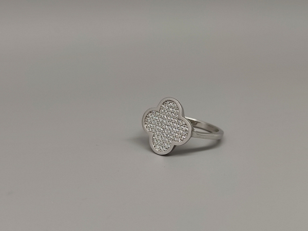 Sidabrinis žiedas su cirkoniu - ZDM179