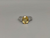 Sidabrinis žiedas su citrinu - ZDM180